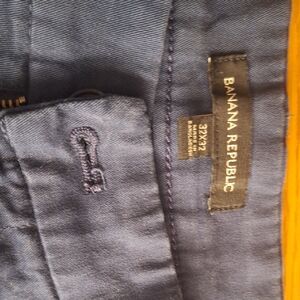 Banana Republic Deep Blue Trousers 32x32